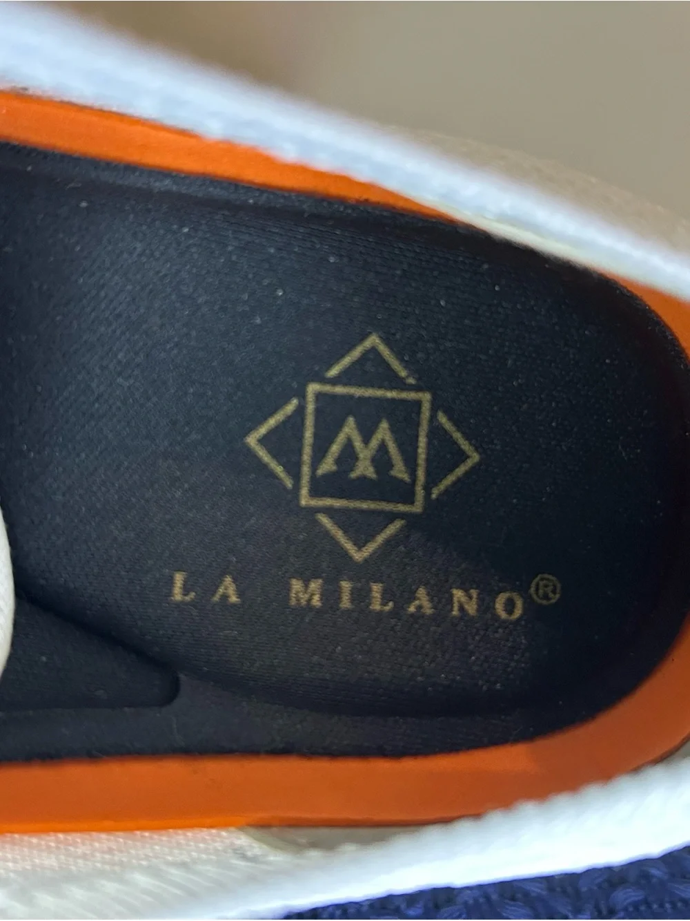 La Milano White Knit Oxfords